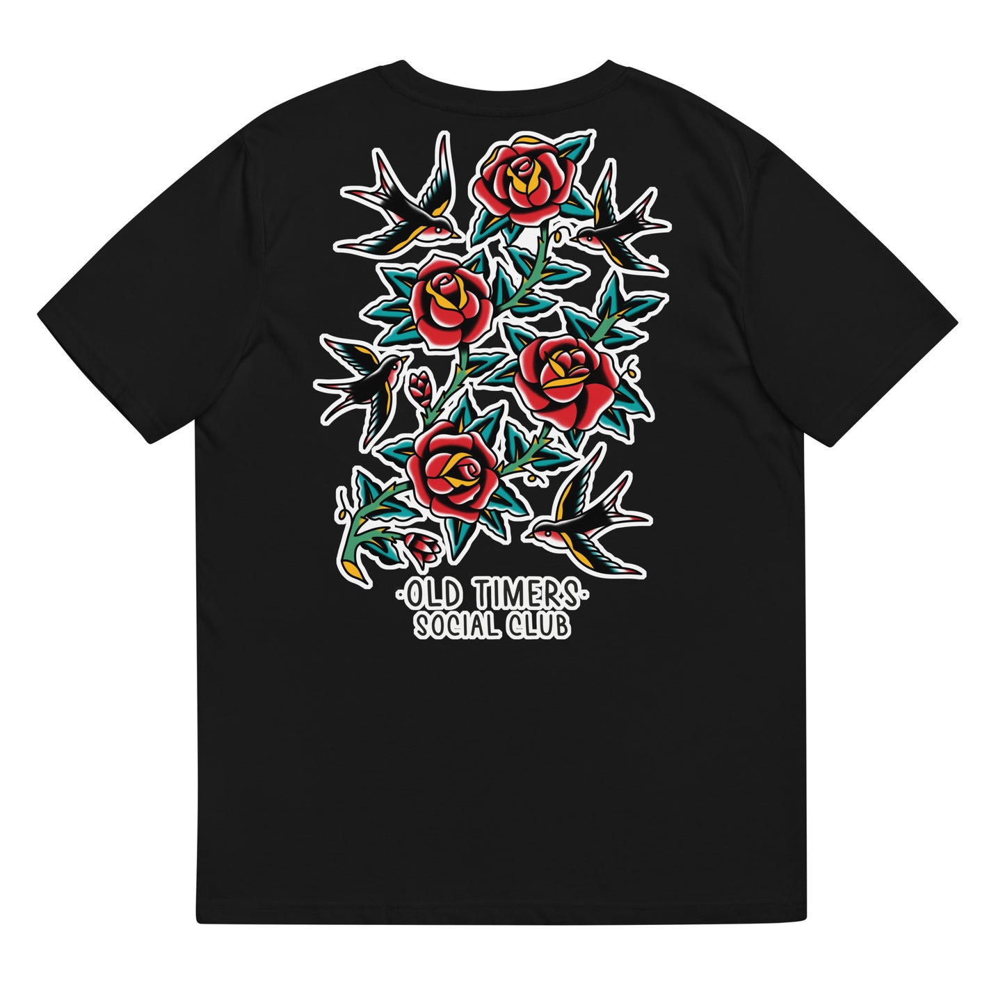 Unisex organic cotton T-shirt -ROSES- W