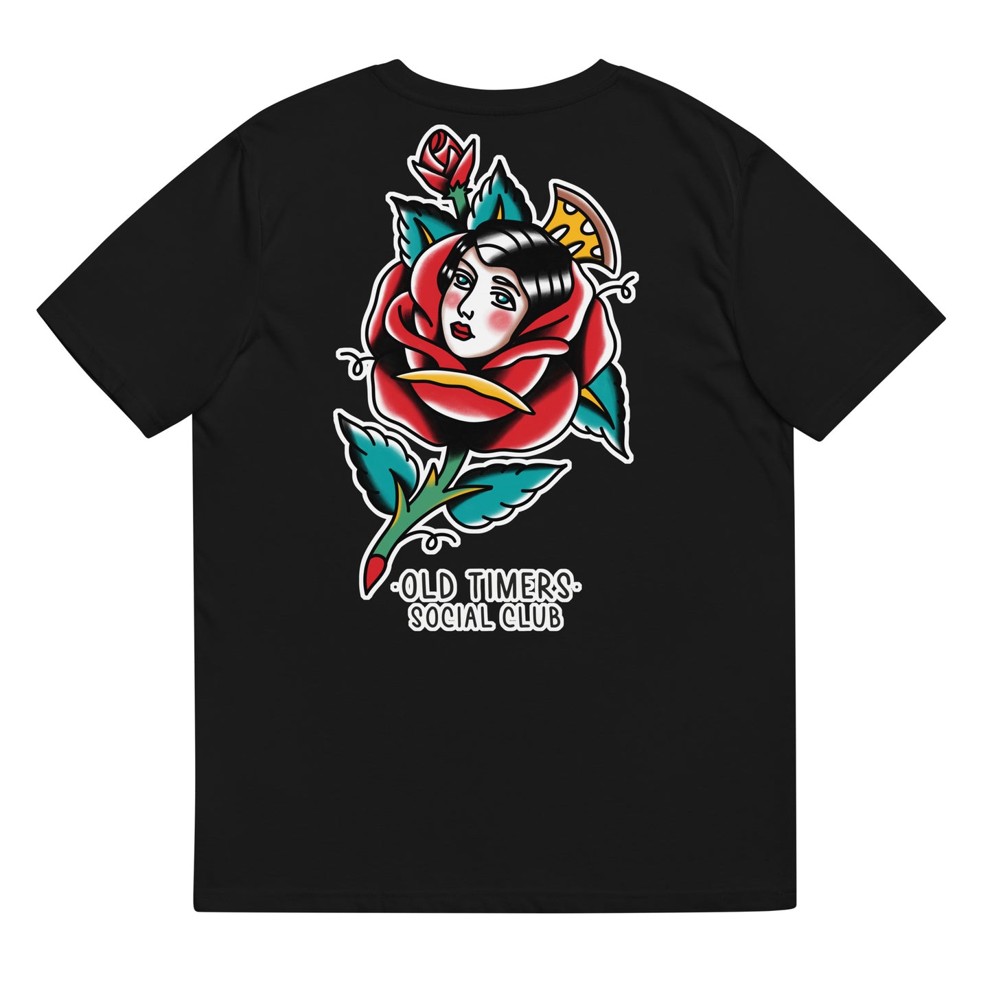 Unisex organic cotton T-shirt -ROSEHEAD-W