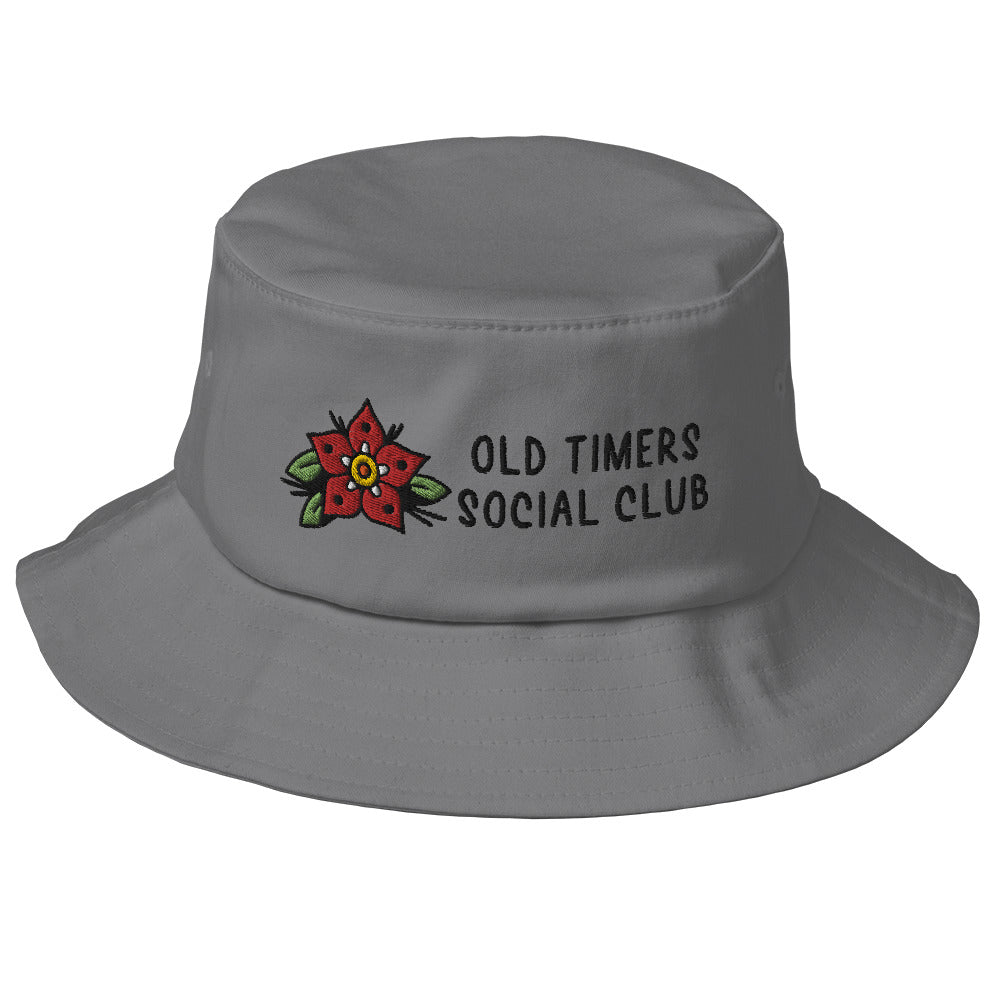 Old School Bucket Hat -LOGO-