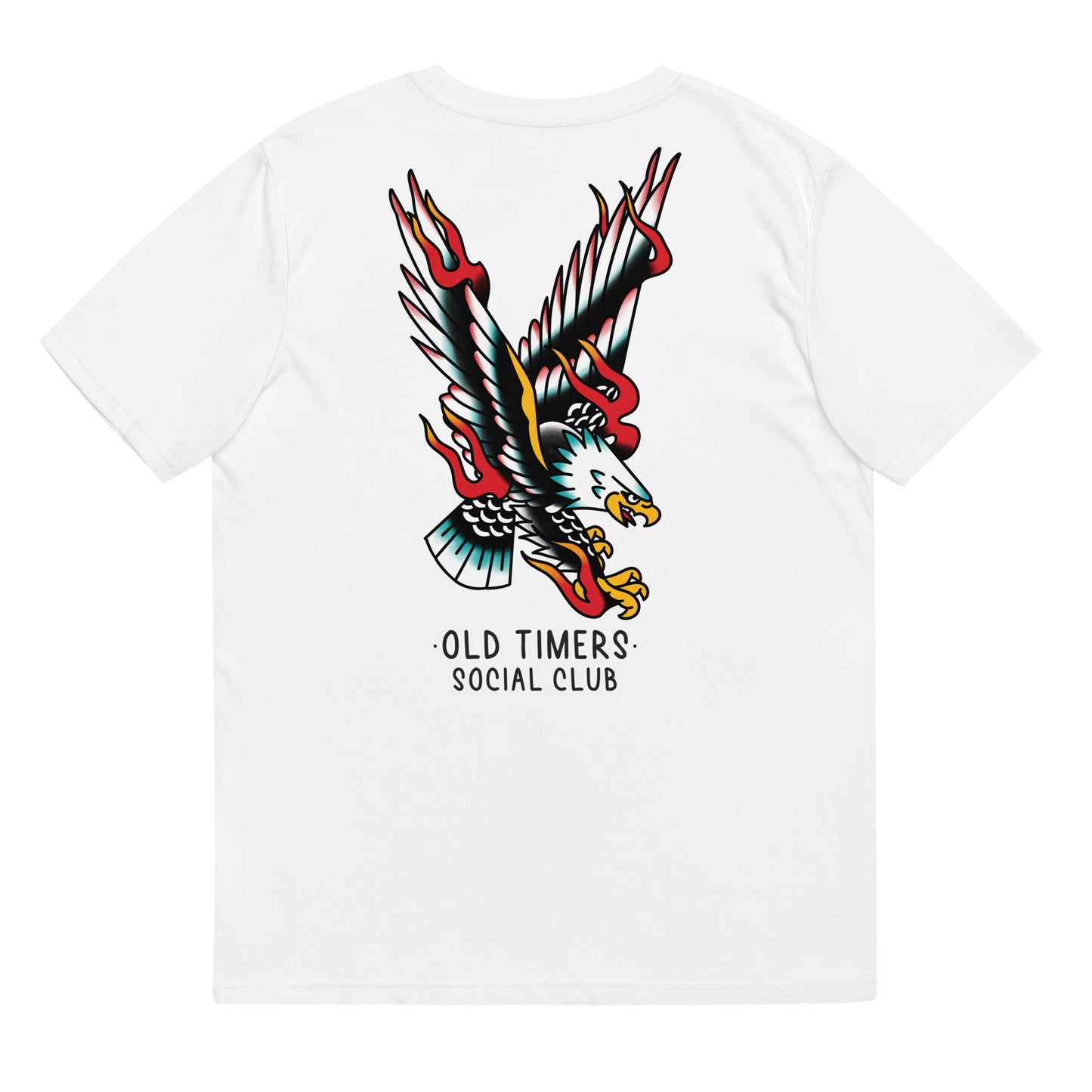 Unisex organic cotton printed T-shirt -EAGLE-